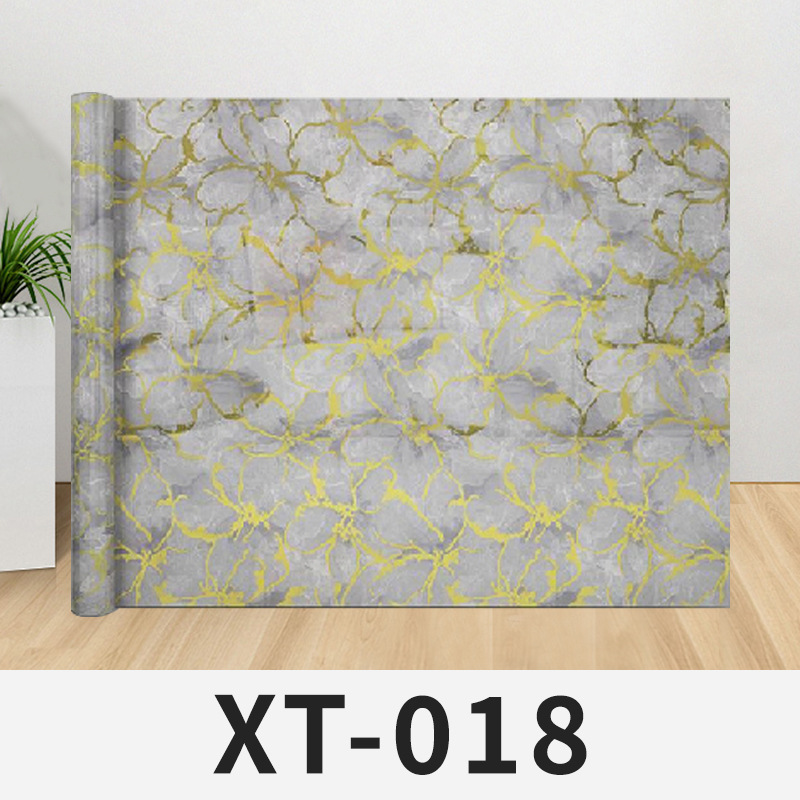 Papel pintado de mármol autoadhesivo a prueba de humedad fondo pegatinas de pared decoración de pared cerámica imitada pegatinas de pared estampadas PET