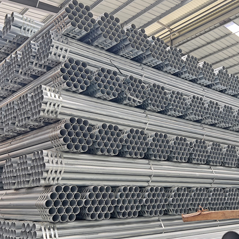 佛山市穿线薄壁镀锌管正大DN25镀锌铁管小口径大棚立柱钢管