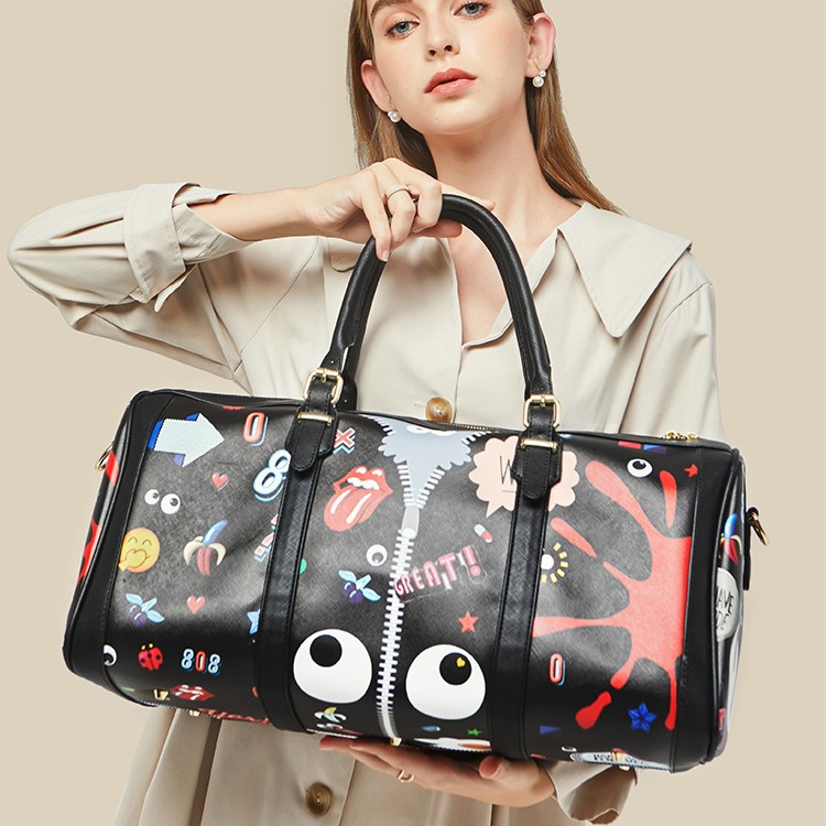 2022 nueva bolsa de viaje de las mujeres bolsa de equipaje de corta distancia de viaje de mensajero bolso estudiante de gran capacidad bolsa de viaje ligero