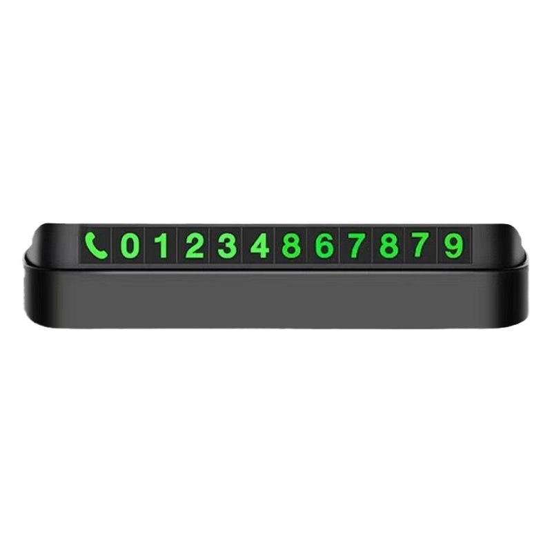 Temporary car parking plate hidden mobile phone number plate printed logo gift temporary parking number plate