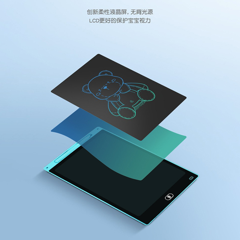 Tablero de dibujo para niños Tablero de escritura a mano LCD Pintura de graffiti Tablero de escritura electrónico Tablero pintado a mano Pantalla a color de 8.5/10/12 pulgadas