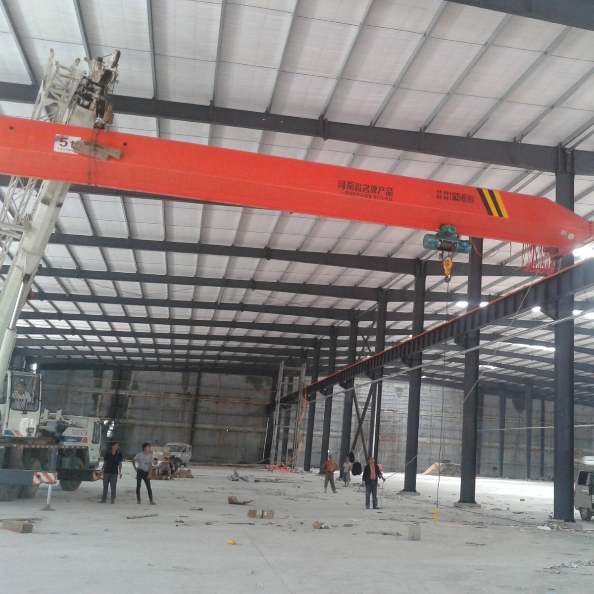 供应巫山起重设备室内车间单梁悬挂起重机移动吊架升降工地龙门吊