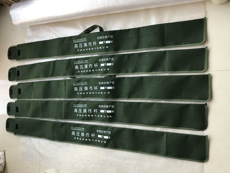 Bolsa de lienzo de barra aislante, bolsa de barra de tracción, bolsa de barra de tracción, bolsa de herramientas de lienzo resistente al desgaste, bolsa de barra de tracción, 4 secciones, 6 metros, 3 secciones, 4 metros