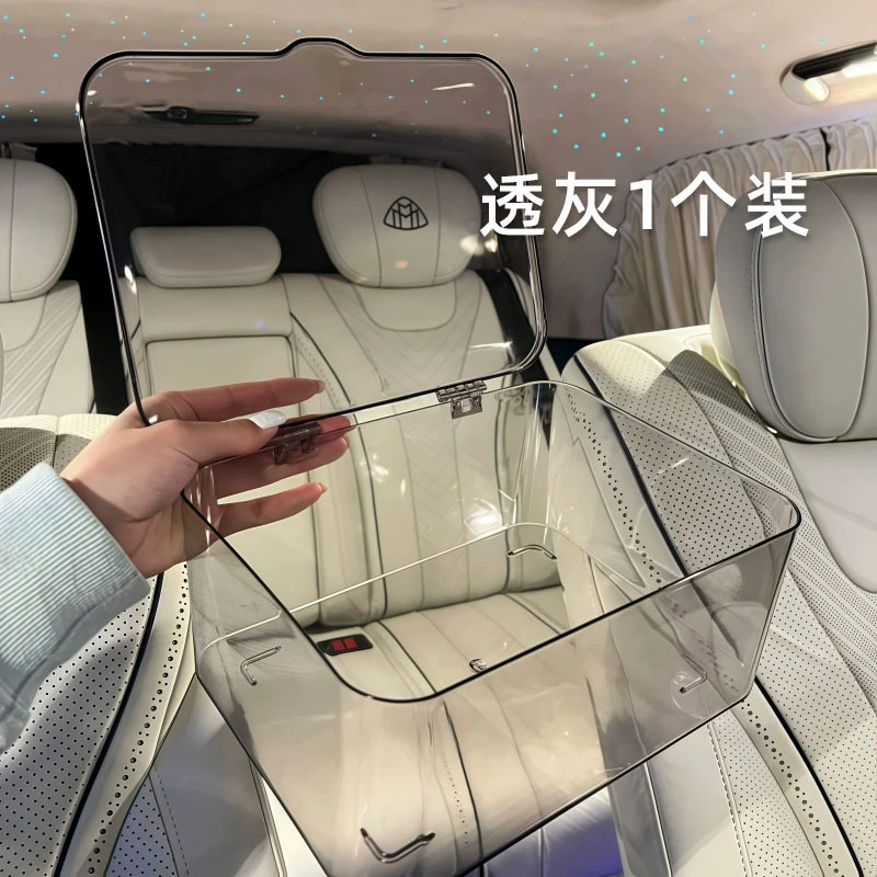 フリップトップデスクトップ収納ボックス透明アクリル防塵整理ボックス寝室寮オフィスカバー付き卸売|undefined