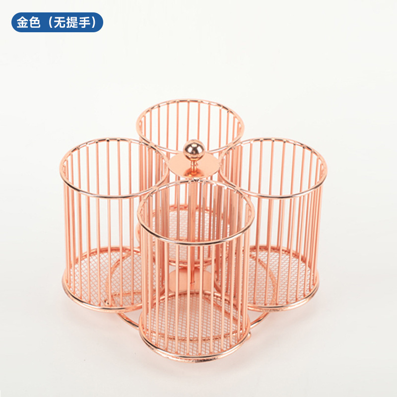 (손잡이가없는 로즈 골드) 160*160*140mm