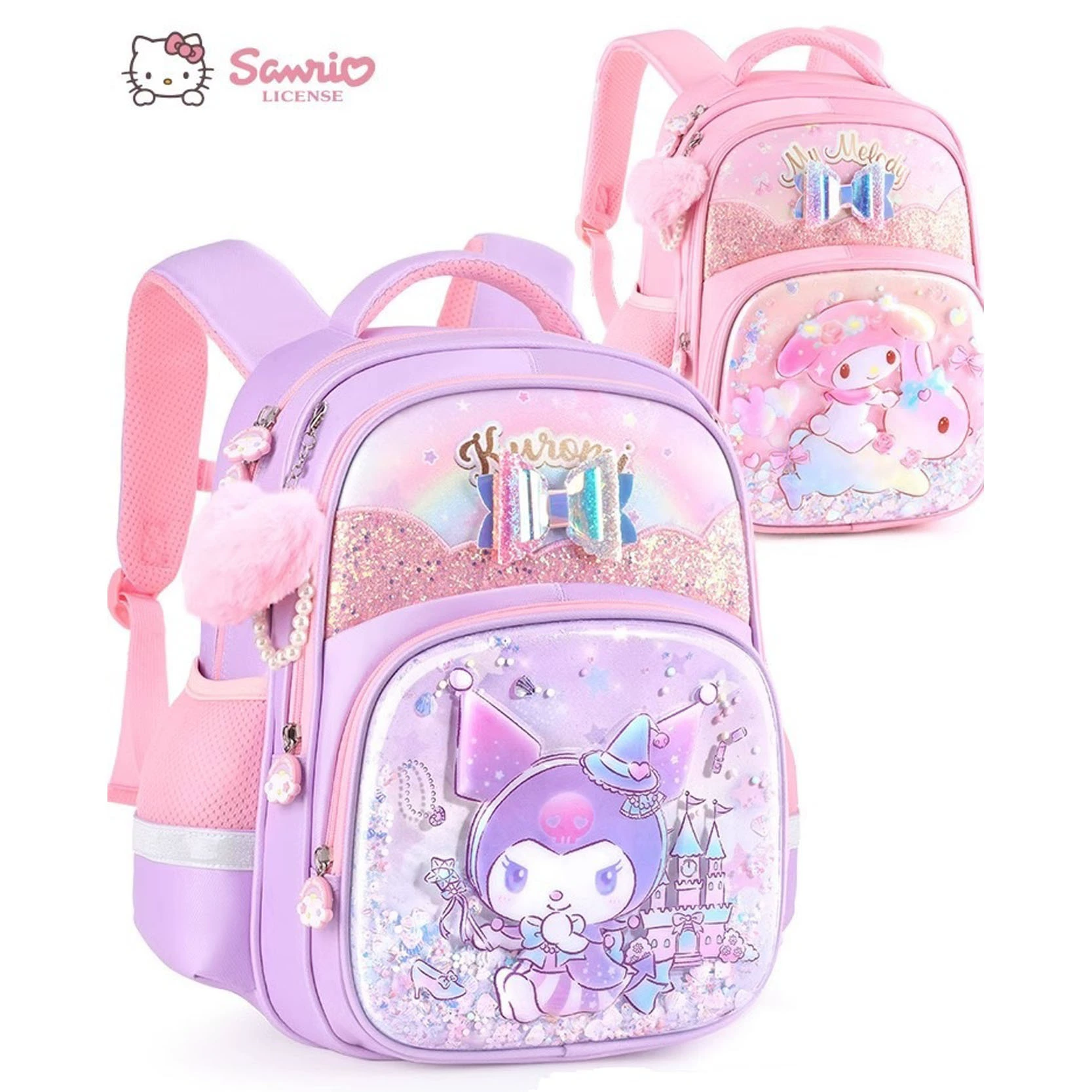 Hello Kitty, hello kitty, детский школьный рюкзак лёгкий