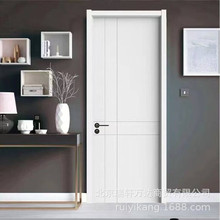木门房间门生态烤漆门实木复合门室内门卧室门套装门门套房门