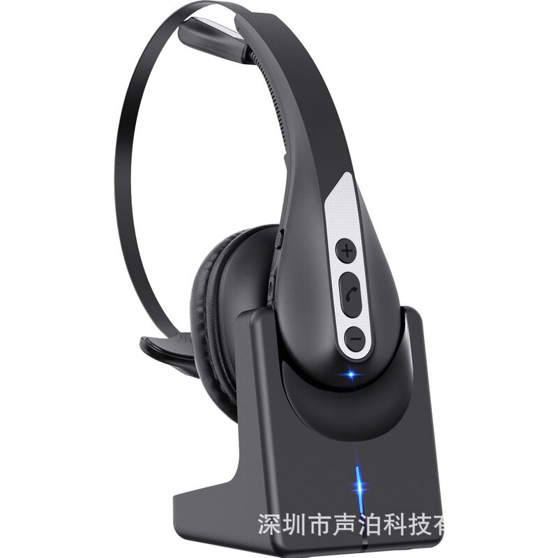 Single-Ear Bluetooth Headset for Truck Drivers, Conference Bluetooth Noise-Cancelling Headset, Single-Sided Head-Mounted Bluetooth Headset Single-Ear Bluetooth Headset for Truck Drivers, Conference Bluetooth Noise-Cancelling Headset, Single-Sided Head-Mounted Bluetooth Headset
