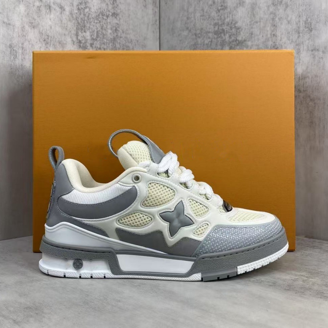 Comercio exterior estación europea zapatos de pan para hombres y mujeres, zapatos de suela gruesa, zapatos deportivos de moda, zapatos de skate para parejas
