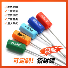 铅封一次性钢丝封条扎带封签集装箱物流运输车油罐锁扣施封锁厂家