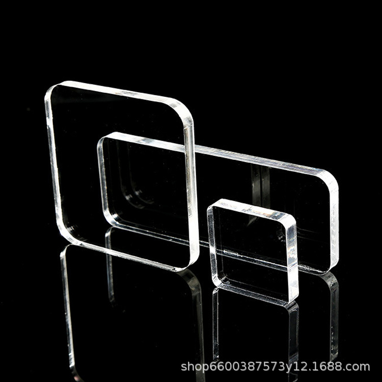 亚克力板高透明创意礼品爱心形状激光雕刻打标开槽切割UV印刷加工