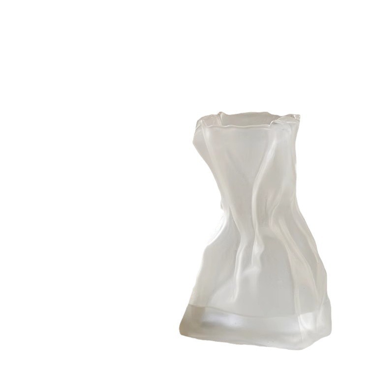 Celebridad en línea ins estilo simple obra de arte florero de vidrio rico bambú flor seca ilustración arreglo floral aumento de agua sala de estar Decoración