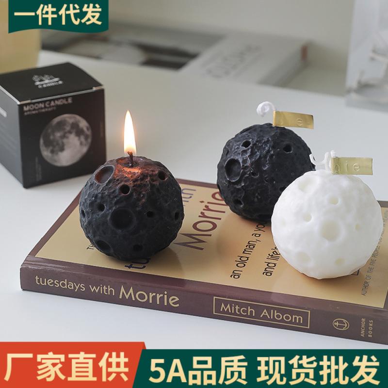 Velas de aromaterapia de mediados de otoño, souvenirs creativos de alta gama, regalo pequeño, fragancia hecha a mano, velas en forma de luna