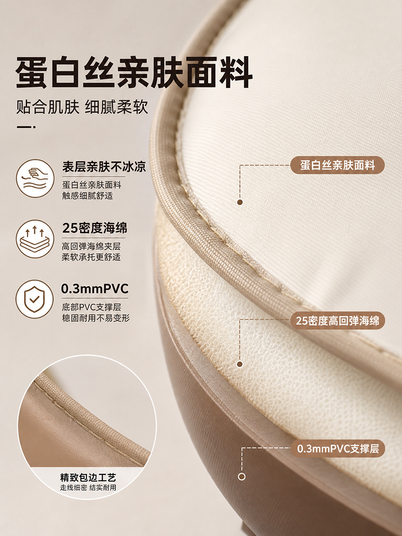 SUV rear seat leveling inflatable foam mattress, universal automatic inflating sleeping pad for outdoor camping and new energy vehicles
