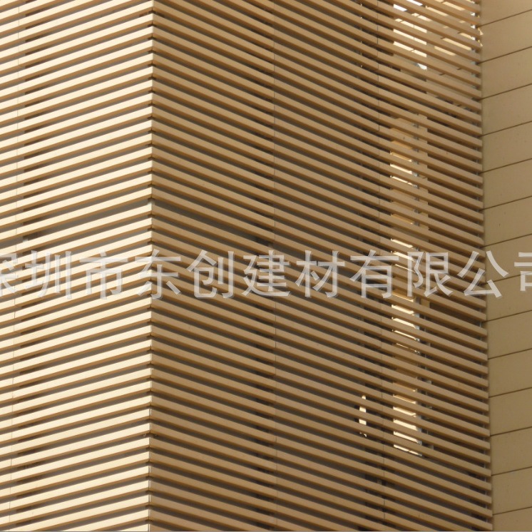 特价陶百叶陶棍立方陶高端别墅幕墙装饰材料与陶板混搭配驳接爪