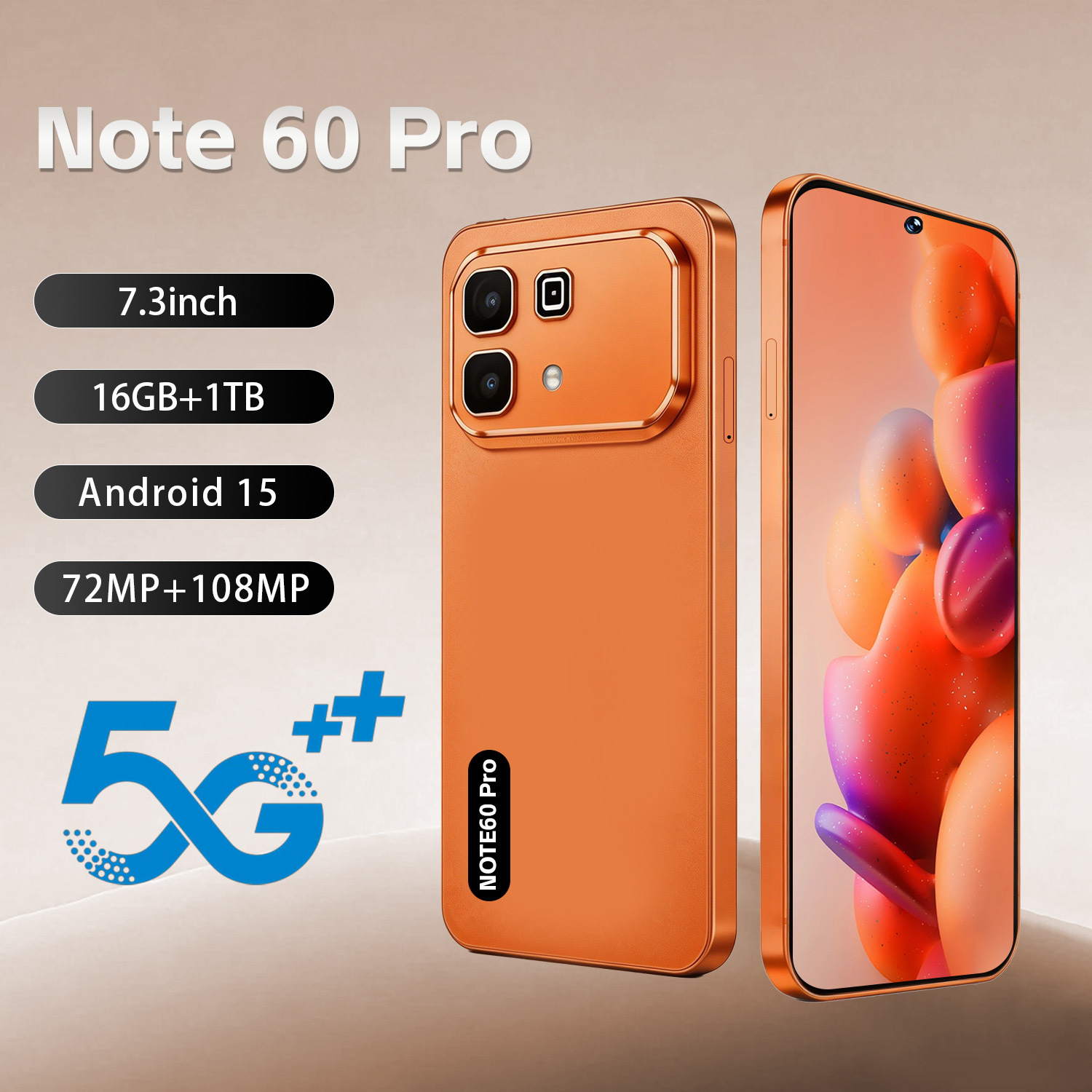 Note 60 Pro smartfon 16 GB RAM 1 TB yaddaş Android