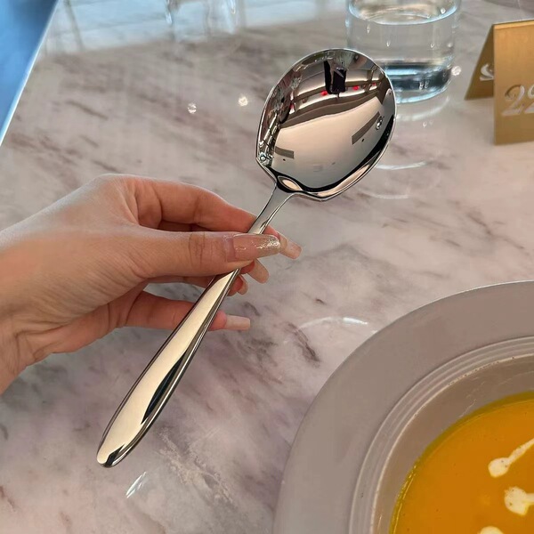 Stainless steel spoon Household Hotel Buffet Disciplinary Separation…