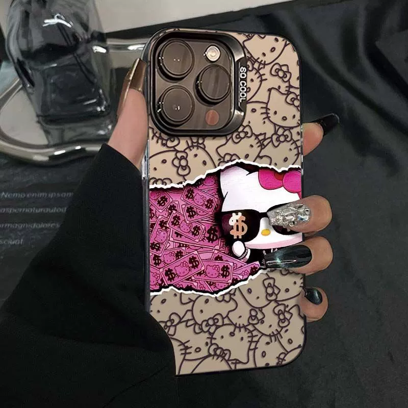 Apple, совместимые солнечные очки, iPhone17, чехол с мультяшным милым дизайном, 17promax, 16, 14, защита от падений, (торговля через границу)