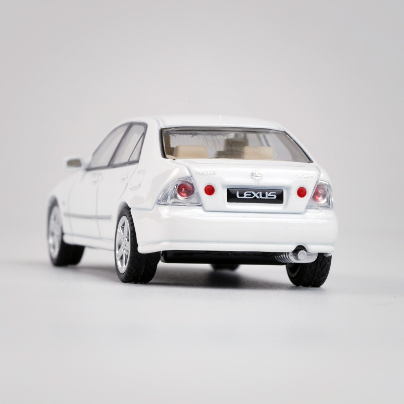 박스형 JKM1 | 64 LEXUS IS300 박빙 상어 자동차 자동차 모델 장식품 소형 미니 슬라이딩