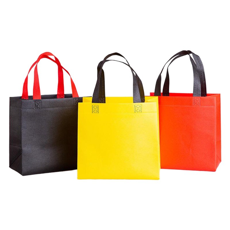 Nuevo en stock no tejido bolsa tridimensional para llevar bolsa embalaje bolsa de comida rápida bolso imprimible LOGO preservación portátil