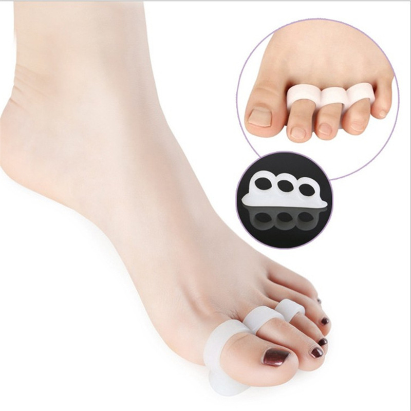 Toe Three separator Overlapping Orthotic device silica gel day and night medical thumb Sub-toe