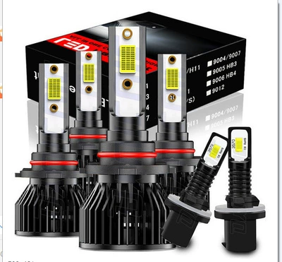 Ön faralar — Low Beam Modified Headlights - f2-within-cob-9005-2-pieces-f2-with-cob-9006-2-pieces-fog-lights-880-2-pieces