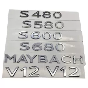 2021-2025 Mercedes-Benz Maybach S450, S480, S580, S680 emblemi modifikasiyası