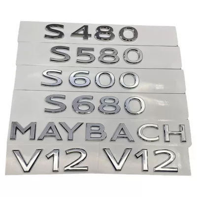 Suitable for 2021-2025 Mercedes-Benz Maybach S450, S480, S580, and S680 models; used for modifying the Maybach emblem
