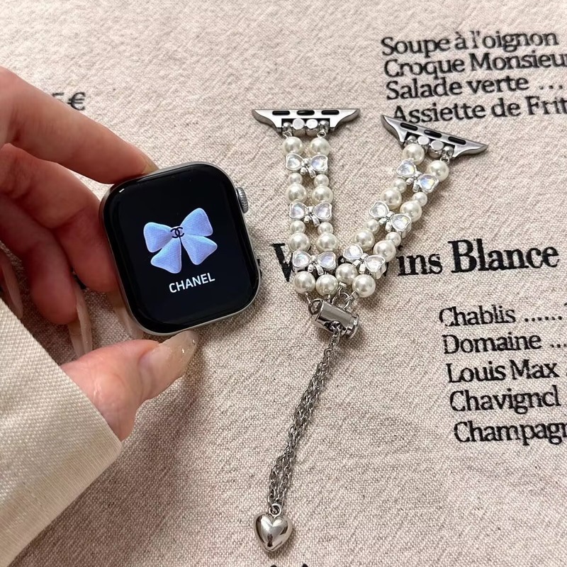 ブルーリボンパール時計ストラップ AppleWatch プルアウト Apple Watch ストラップ 10 Xiaomi 第 10 世代に適しています|undefined