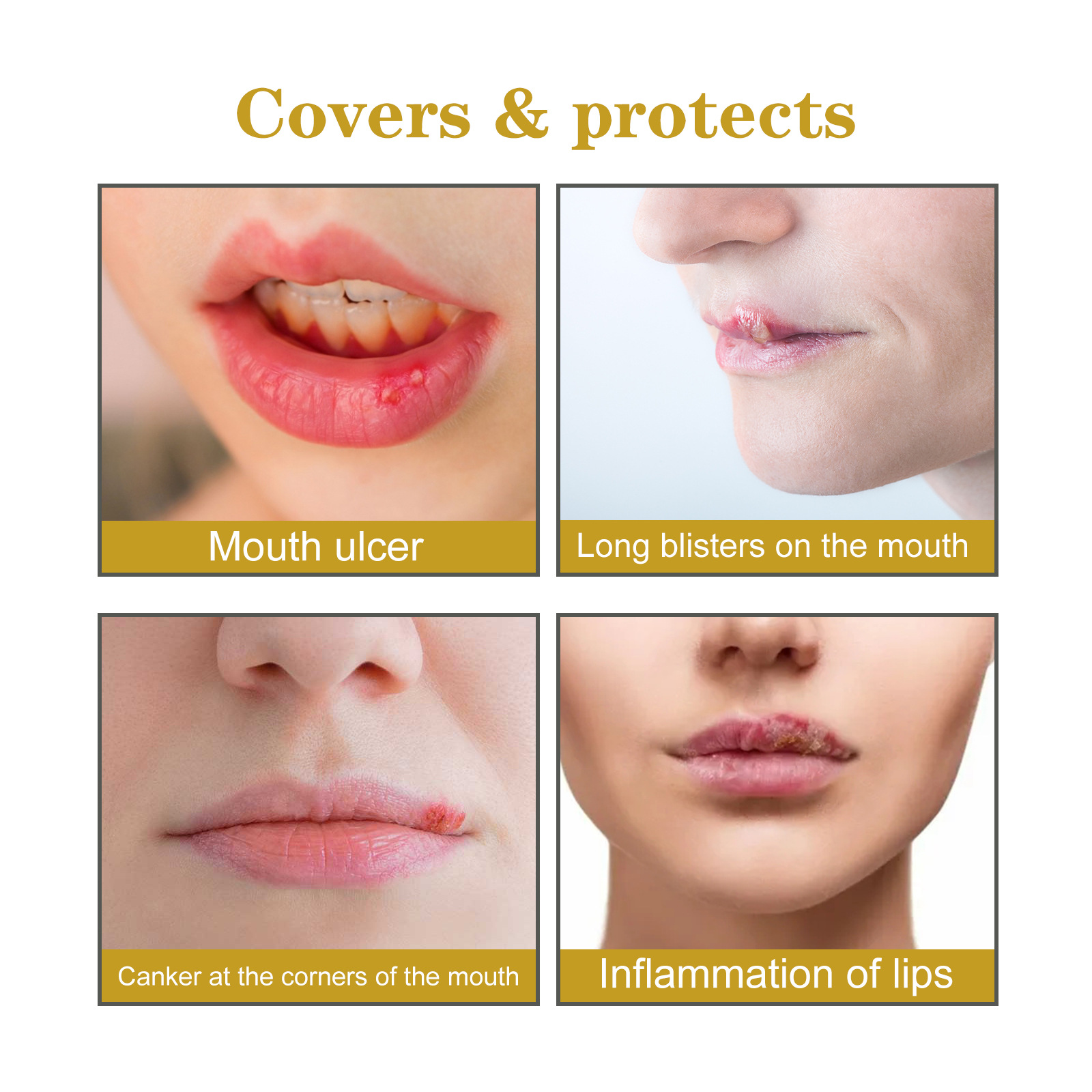 South Moon Mouth Relieves Contraction of Rim Particles Water Colloid Lip Care Bubble Patch_voghion.com