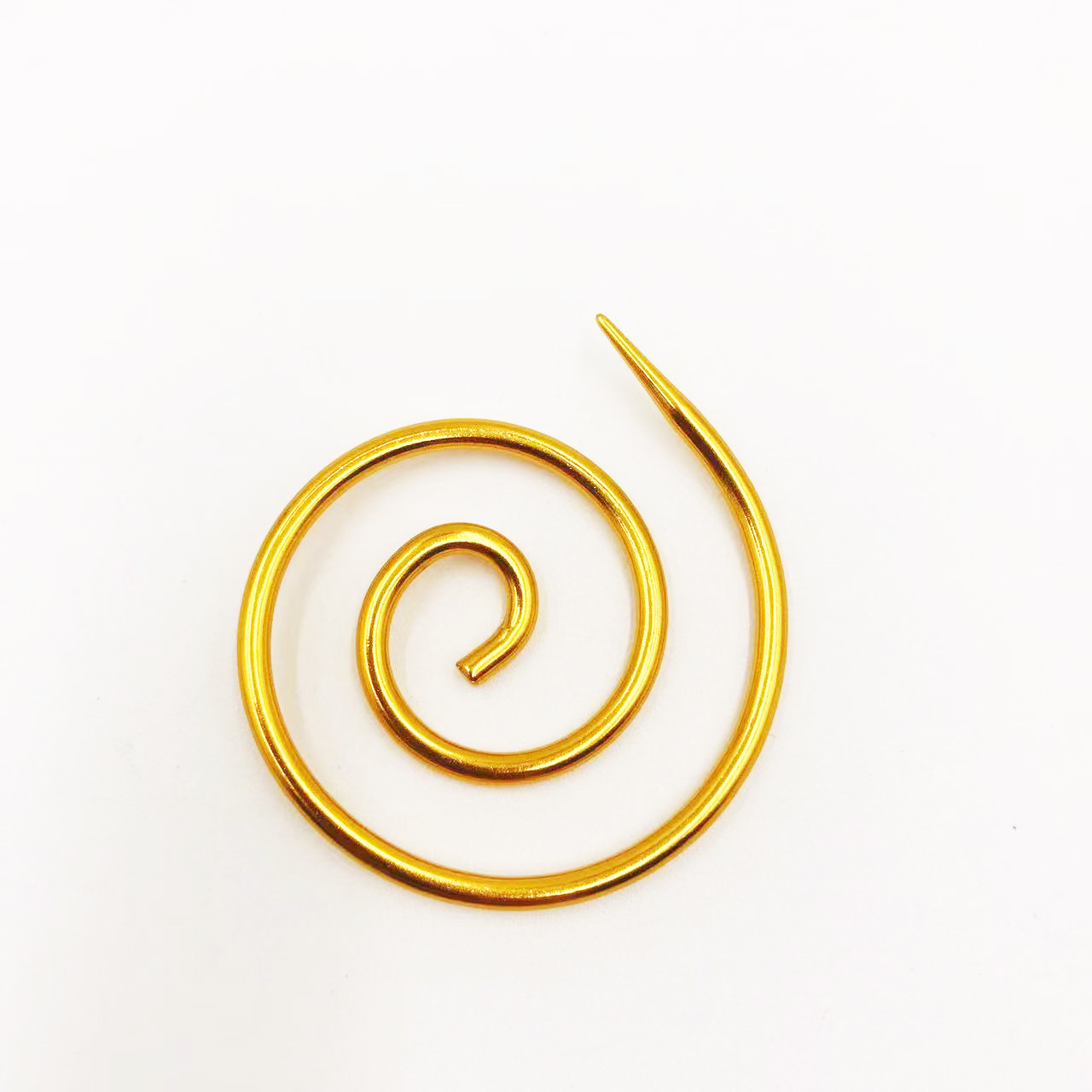 Nueva aguja de tejer de cable en espiral DIY práctica herramienta de costura compacta suéter chal tapiz marca aguja de tejer