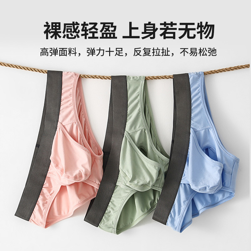 Bamboo Fiber Underwear Men's Triangle Underwear Men's Separate Space Warehouse Sexy Men's Underwear Triangle Men's Wholesale