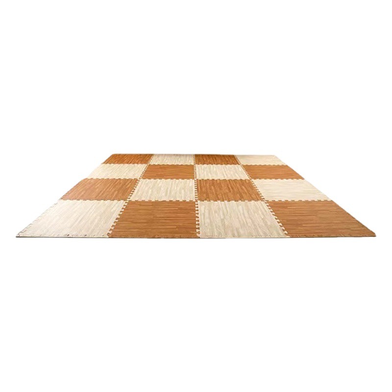 Wood Grain Foam Floor Mat Patchwork Climbing Mat Home Living Room Jigsaw Climbing Mat Floor Mat Tatami