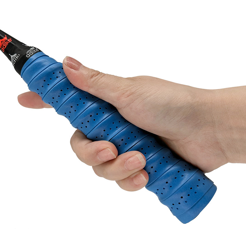 Cinta para empuñadura de raqueta de bádminton con refuerzo (quilla), nueva versión mejorada, absorbente, antideslizante, para tenis.