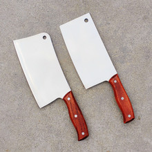 阳江锻打炮弹钢刀家用斩切两用刀厨房切片刀地摊跑江湖热销砍骨刀