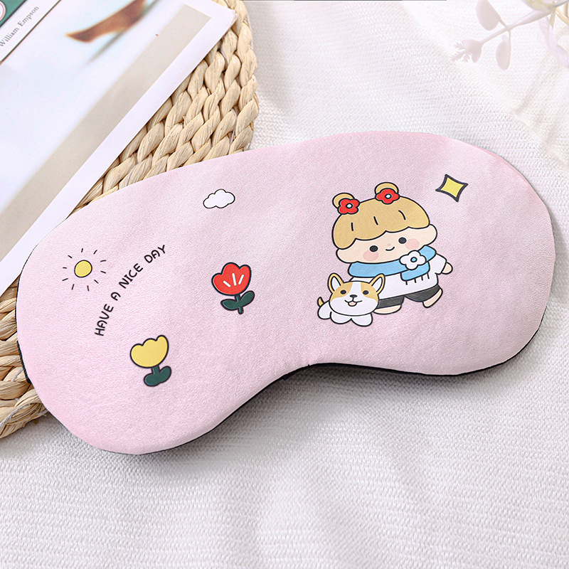 新型3dかわいい睡眠アイマスク睡眠遮光アイマスクアニメ氷袋冷熱二重敷アイマスクスポット卸売り|undefined