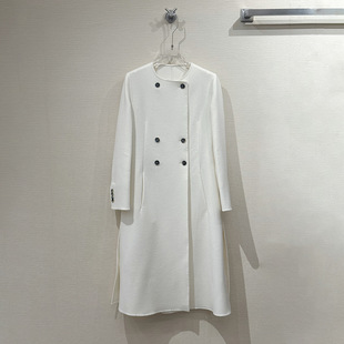 Gia Andy Coat Double-Sided Cashmere Spring and Autumn Long Sheep Wool Coat