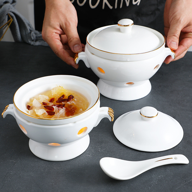 Ceramic Hotel Bird's Nest Dessert Bowl Handin Abalone Xiaomi Mi Liao…