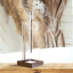 アマゾンの爆発物temuと同じタイプのヨガタイマーの線香炉を逆さまにかけます。