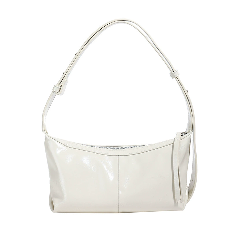 One‑shoulder bag Tide, Korean style, compact zipper design, adjustable strap