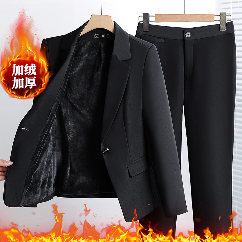 スーツのコートの女性春秋職業スーツの面接正装の気質のスーツのホテルのフロントの工装のマネージャーの作業服