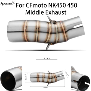 51mm CFMOTO 450SR 450 NK SR 2022 2023 motosikletləri üçün orta qaz borusu