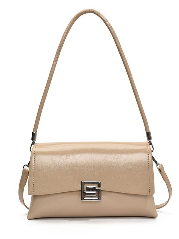 2025 nuevo bolso axilar de alta calidad bolso retro ocio de moda nicho pequeño bolso de cera de lujo ligero