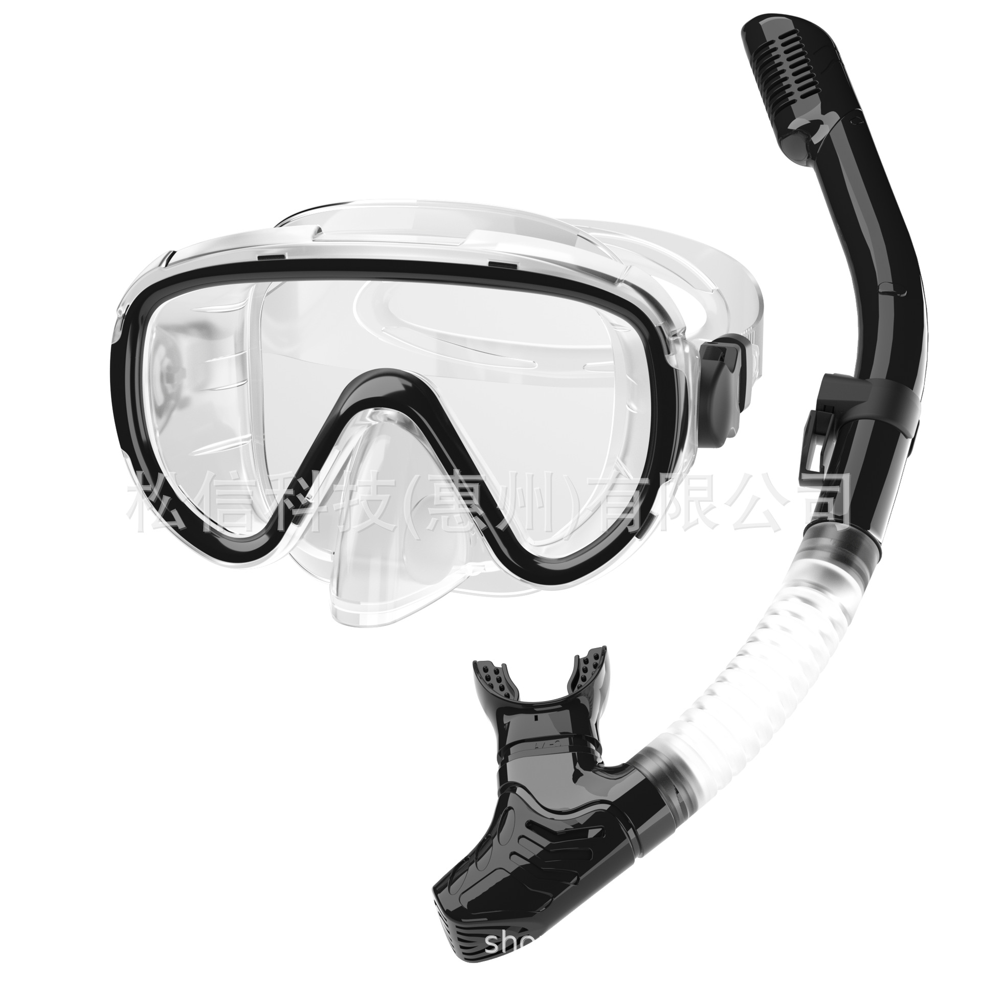 2025 Professional Diving Goggles Snorkel Set Ultra-Soft Liquid Silicone Material High-Definition Anti-Fog Snorkeling Mask