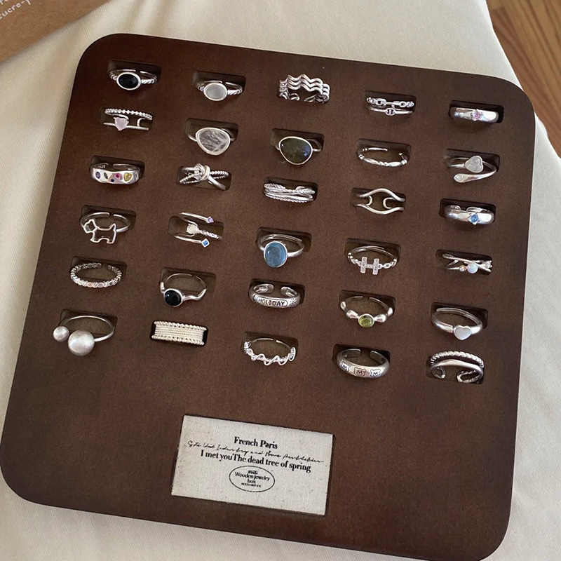 小红书新品925纯银戒指女小众设计简约ins风轻奢高级感不掉色饰品