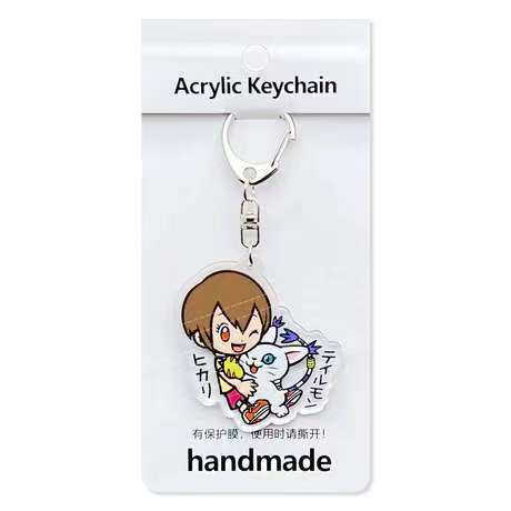 デジモン アクリル 八神太一 石田大和 キーホルダー アグモン バダモン ペンダント|undefined