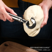 网红抖音304不锈钢厨房家用刀削面工具不锈钢削面刀 创意刀削面器