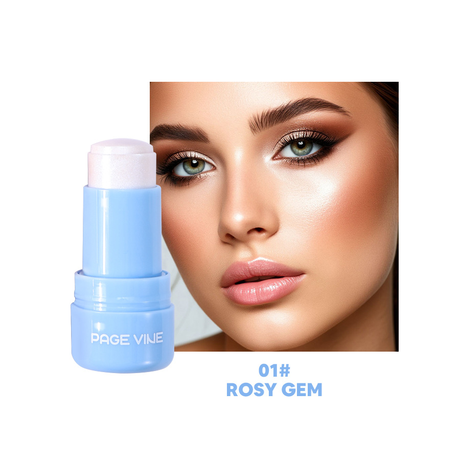 Sombra de ojos de alto brillo de gelatina de luz de agua de estilo caliente transfronterizo de PAGE VINE Sombra de ojos multicolor súper brillante Sombra de ojos de alto brillo