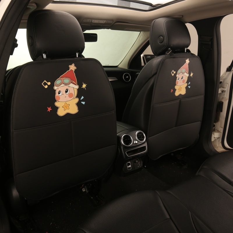 Car seat back anti-kick pad, universal protective pad for rear-seat children, anti-wear pad, anti-dirt protective pad for the rear seat of the car