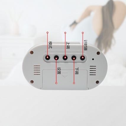 Student alarm clock new electronic clock smart desktop multi-function clock with luminous temperature calendar kitchen timer